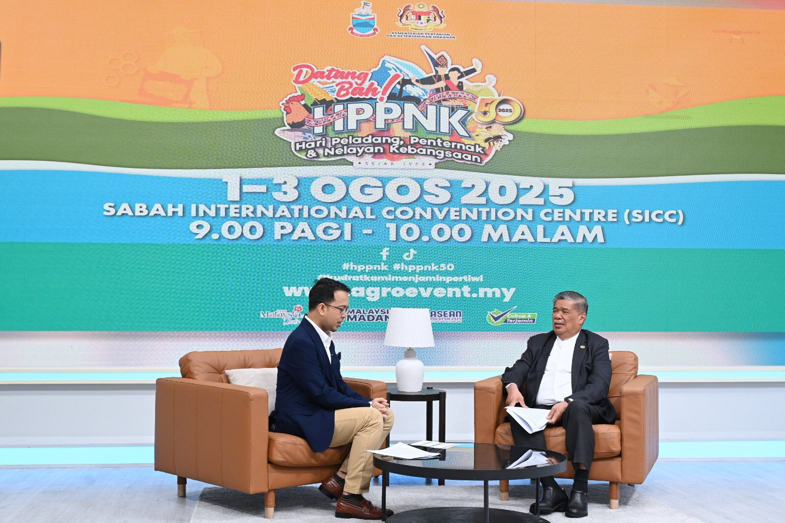 Lawatan YBM KPKM sempena mempromosikan HPPNK @Sabah 2025 di slot Wawancara Malaysia Hari Ini (MHI) TV3.