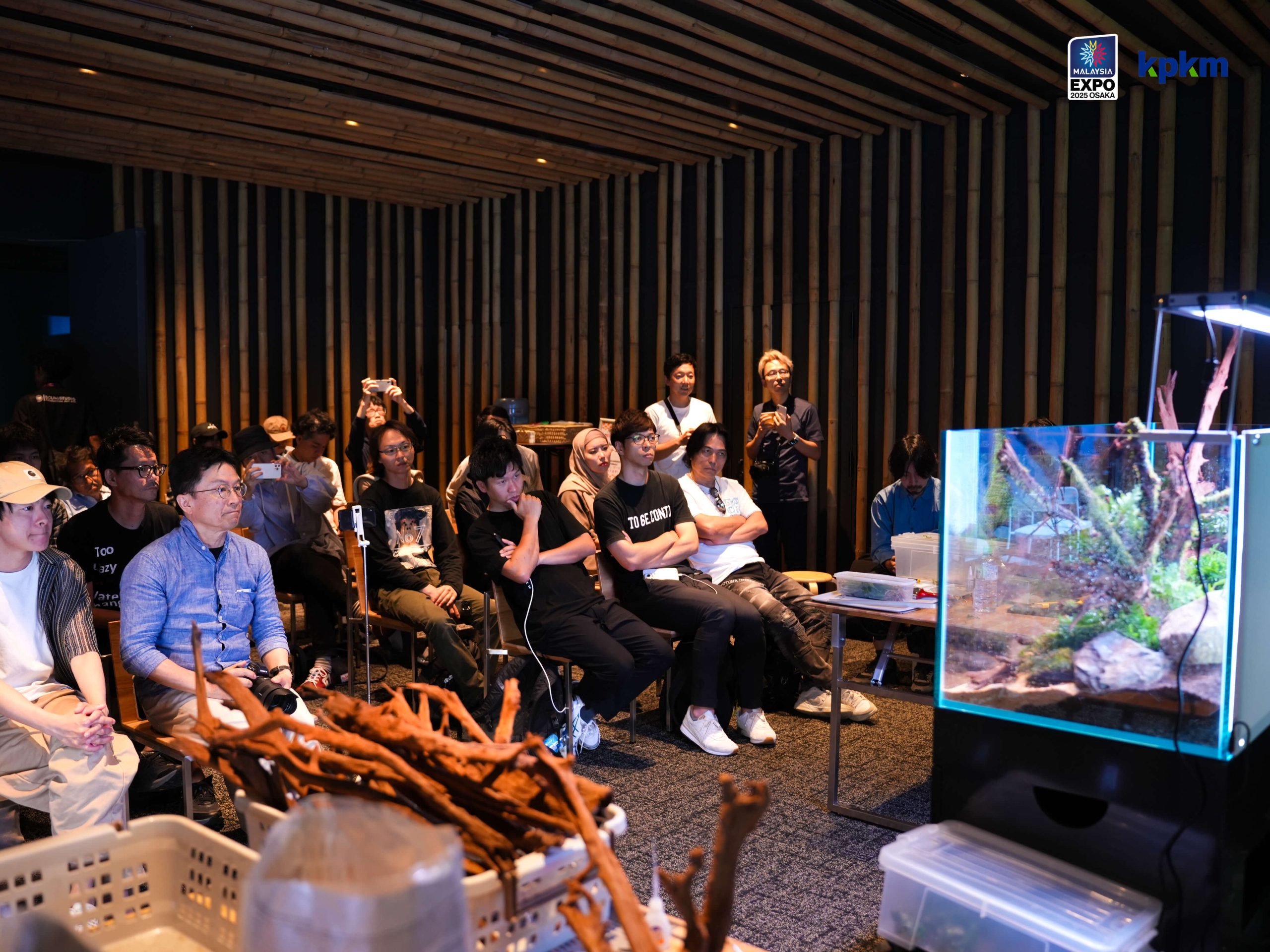 Kelas Master Akuaskap Perkenal Seni Akuatik Malaysia Di Pavilion Malaysia, Expo 2025 Osaka