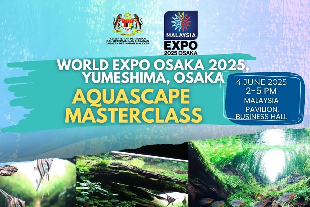 Aquascape Masterclass di Ekspo Dunia Osaka 2025